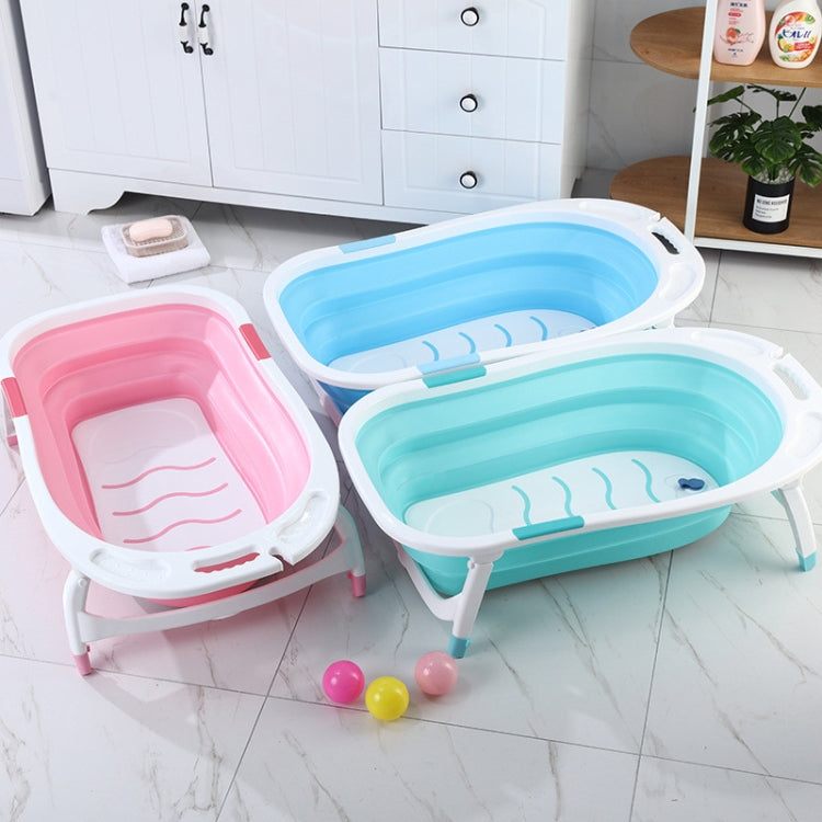 Baby Folding Bathtub Portable Plastic Baby Bath Shower Kids Bathtub