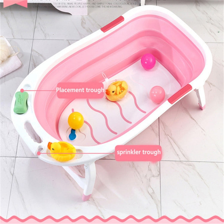 Baby Folding Bathtub Portable Plastic Baby Bath Shower Kids Bathtub