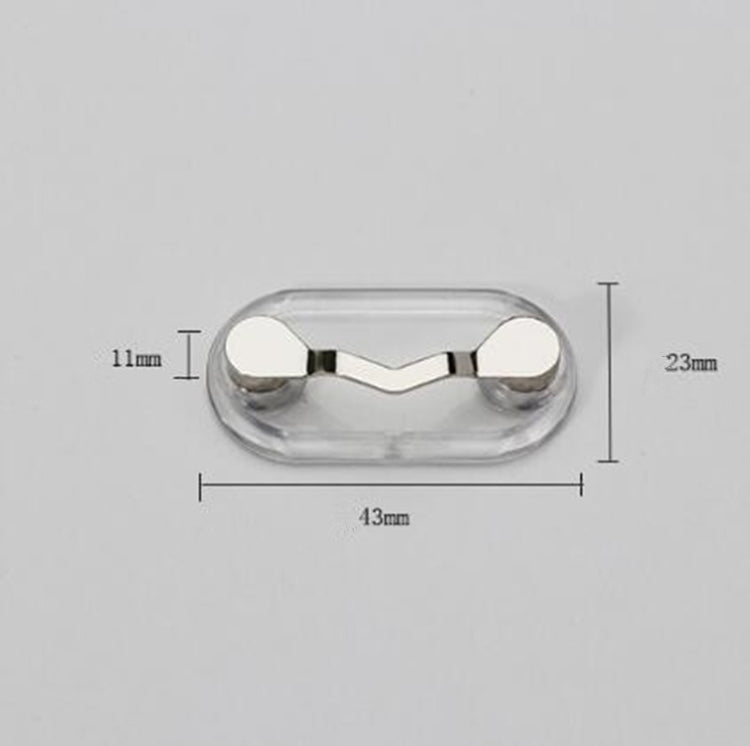 5 PCS Magnetic Glasses Holder Magnetic Brooch Number Plate Headset Glasses Clip
