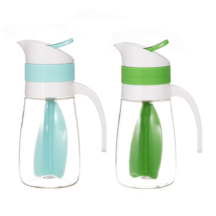Kitchen Rotating Lid Salad Dressing Blender Sauce Bottle, Random Color Delivery