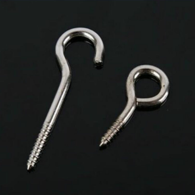 20 PCS Light Hook Nail Self-tapping Screw Triangle Thread Tip Tail Lhand Screw Eye