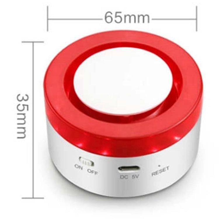 2 PCS Smart Burglar Alarm Home Store Door and Window Infrared Sensor Wireless WiFi Security System(Red)