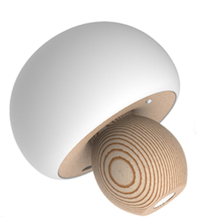 LED Intelligent Timing Mushroom Pat Lamp Wood Magnetic Light USB Charging 3 Modes Dimming Bedroom Night Light, Power Source:1.5W(Original Eucalyptus)