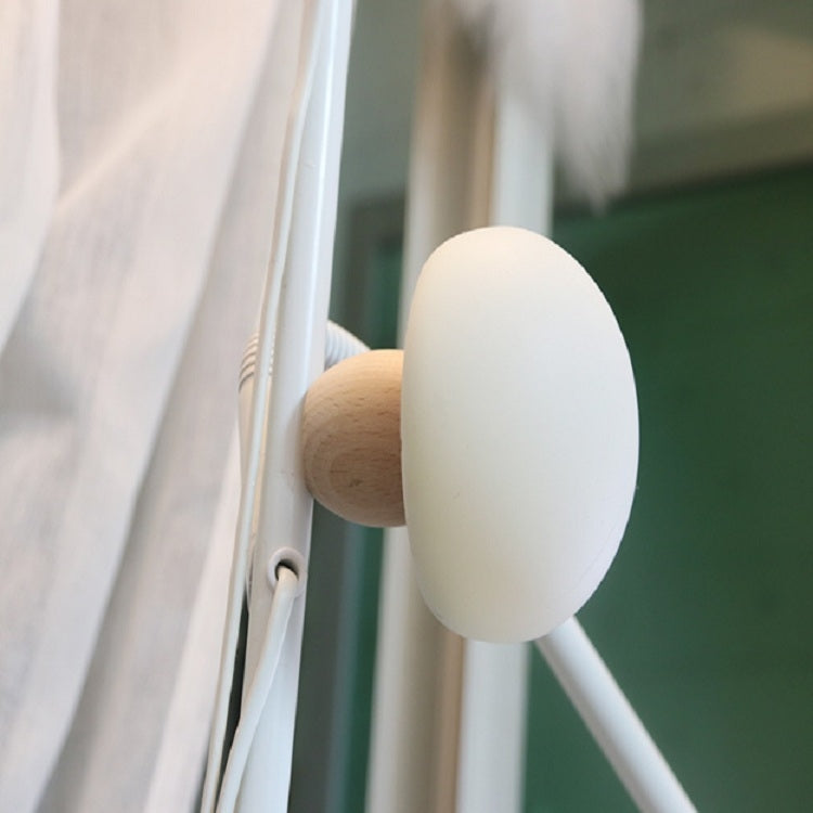 LED Intelligent Timing Mushroom Pat Lamp Wood Magnetic Light USB Charging 3 Modes Dimming Bedroom Night Light, Power Source:1.5W(Original Eucalyptus)