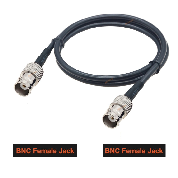 BNC Female To BNC Female RG58 Coaxial Adapter Cable, Cable Length:3m
