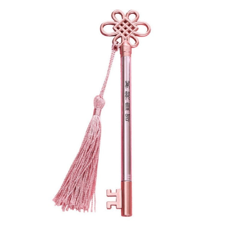 3 PCS Creative Personality Key Pen Fashion Palace Style  Tassel Pendant Gel Pen