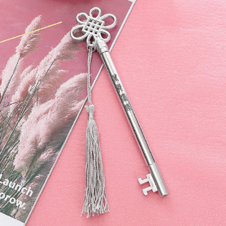 3 PCS Creative Personality Key Pen Fashion Palace Style  Tassel Pendant Gel Pen