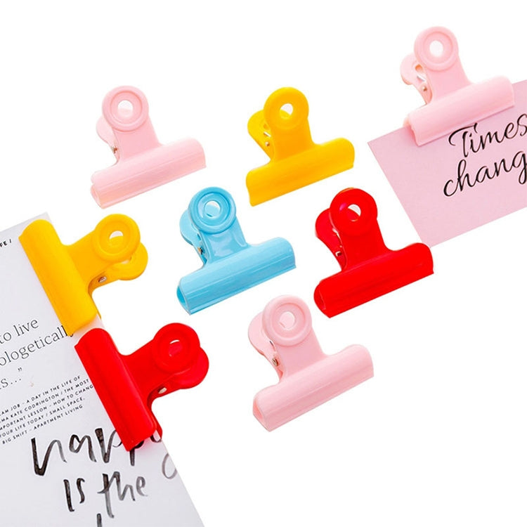 3 PCS Multifunctional Color Binder Clips Files Documents Clips Stationery Binding Supplies