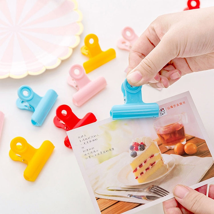 3 PCS Multifunctional Color Binder Clips Files Documents Clips Stationery Binding Supplies
