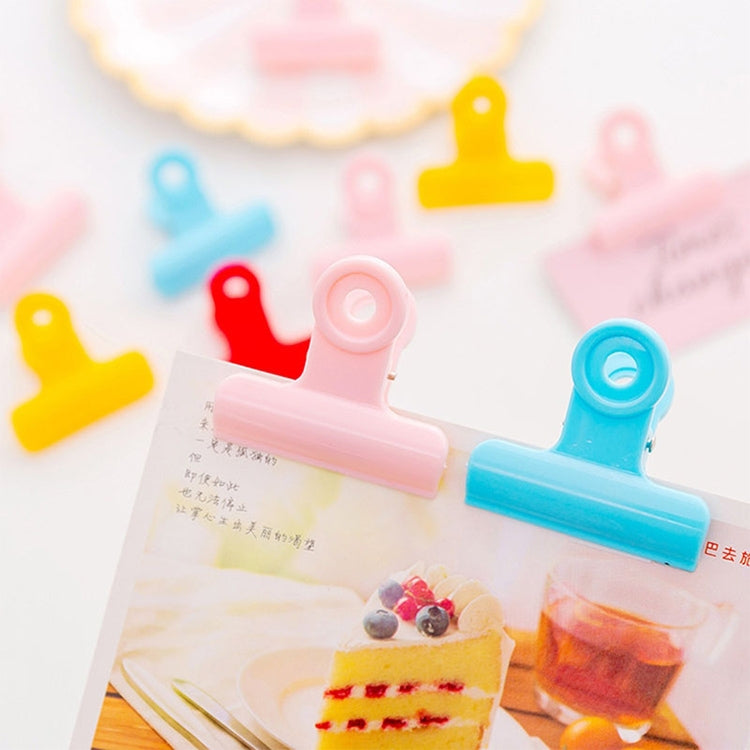 3 PCS Multifunctional Color Binder Clips Files Documents Clips Stationery Binding Supplies
