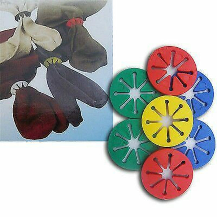 14 PCS Elastic Banding Colored Soft Rubber Ring, Random Color Delivery