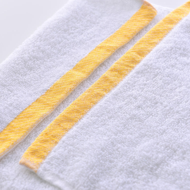 2 PCS Cotton Disposable Towels Pineapple Grid Phnom Penh Hotel Bath Pedicure Sweat White Towel, Size:68X32cm
