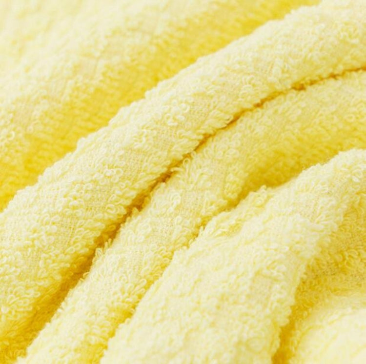2 PCS Cotton Disposable Towels Pineapple Grid Phnom Penh Hotel Bath Pedicure Sweat White Towel, Size:68X32cm