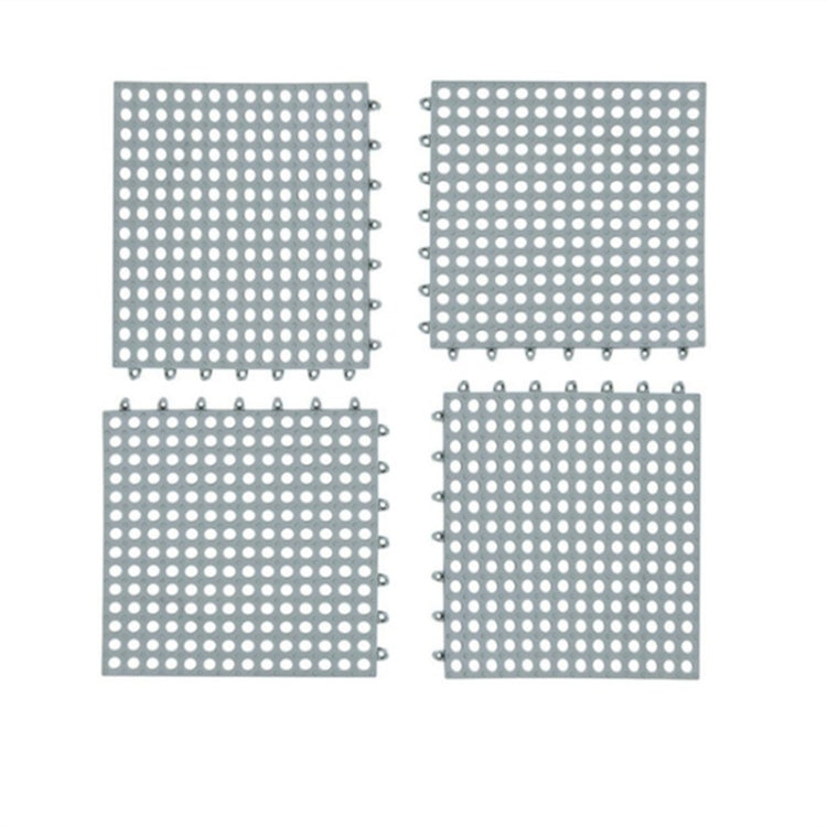 4 PCS Non-slip Shower Mat Bathroom Square PVC Bathmats for Kitchen and Toilet, Size: 30CM x 30CM