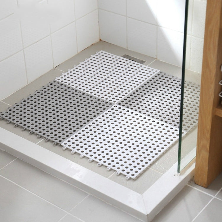 4 PCS Non-slip Shower Mat Bathroom Square PVC Bathmats for Kitchen and Toilet, Size: 30CM x 30CM