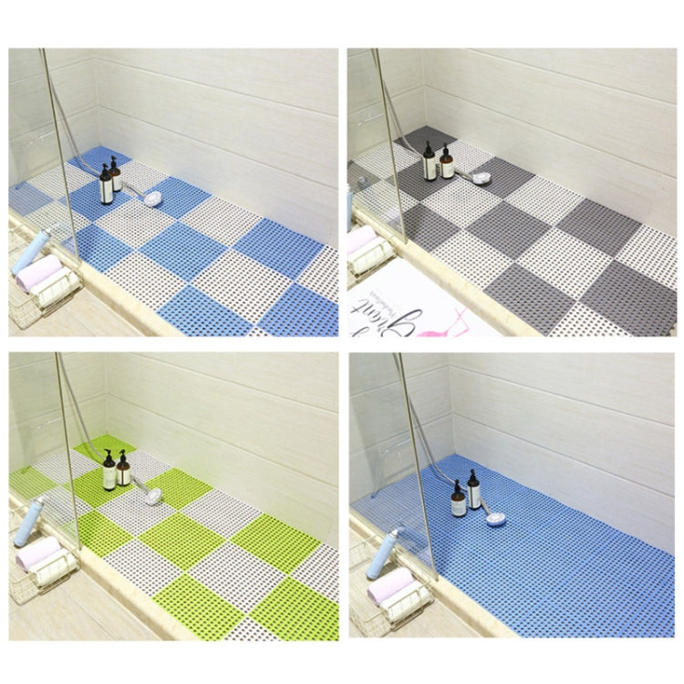 4 PCS Non-slip Shower Mat Bathroom Square PVC Bathmats for Kitchen and Toilet, Size: 30CM x 30CM
