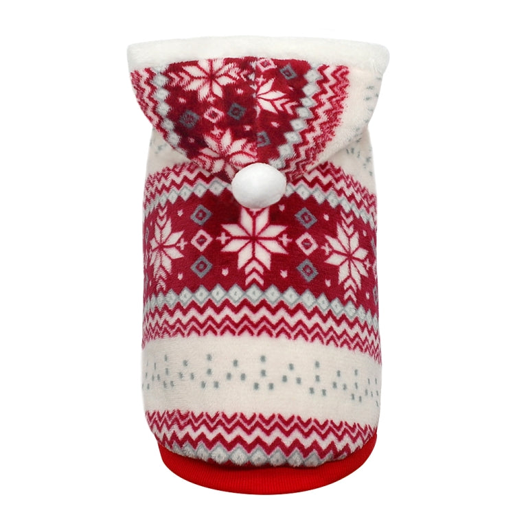 Pet Dog Christmas Costume Pet Snow Warm Coat, Size:M
