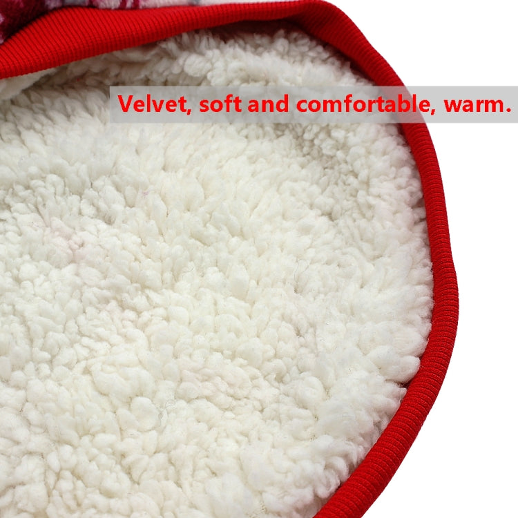 Pet Dog Christmas Costume Pet Snow Warm Coat, Size:M