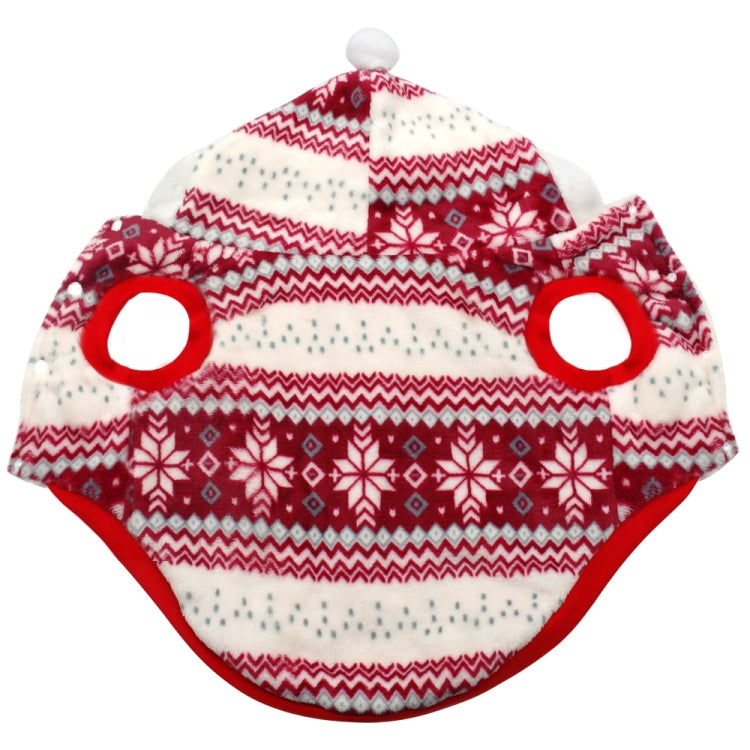 Pet Dog Christmas Costume Pet Snow Warm Coat, Size:M