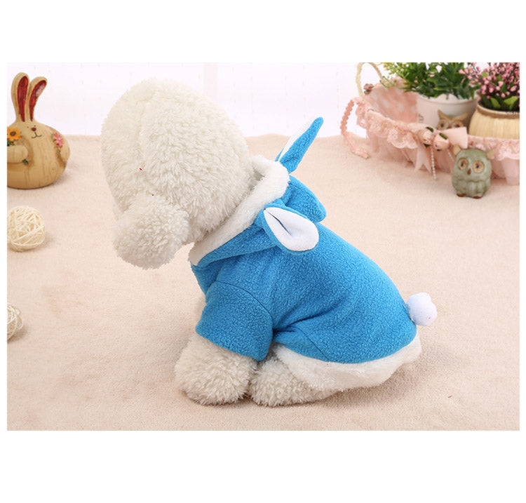 Pet Clothing Dog Pink Tender Bunny Ears Clothes, Size:M