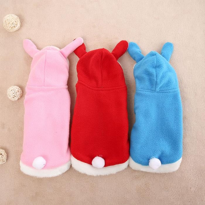 Pet Clothing Dog Pink Tender Bunny Ears Clothes, Size:M