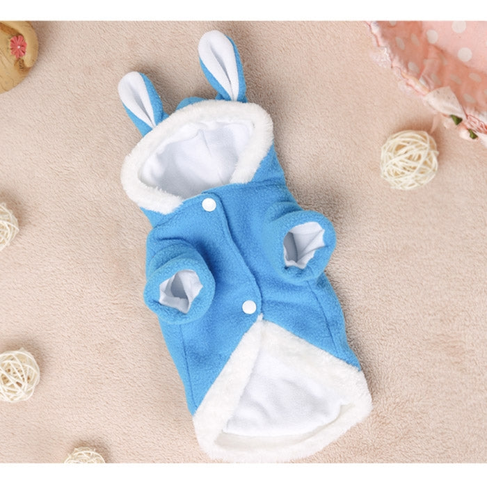 Pet Clothing Dog Pink Tender Bunny Ears Clothes, Size:L