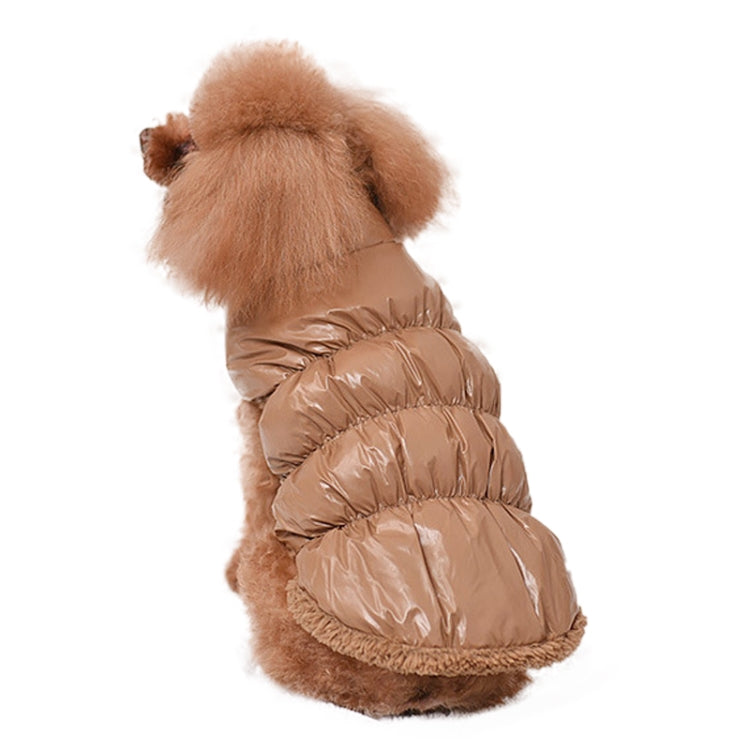 Winter Dogs Pet Cat Padded Vest Coat Puppy Warm Jackets Clothes, Size:2XL