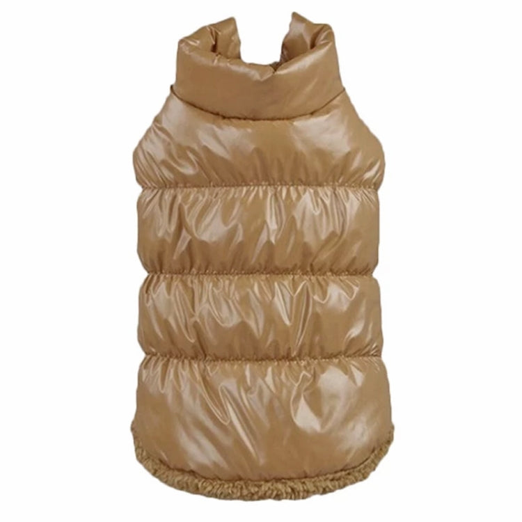 Winter Dogs Pet Cat Padded Vest Coat Puppy Warm Jackets Clothes, Size:2XL