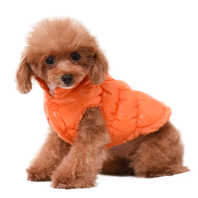 Winter Dogs Pet Cat Padded Vest Coat Puppy Warm Jackets Clothes, Size:3XL