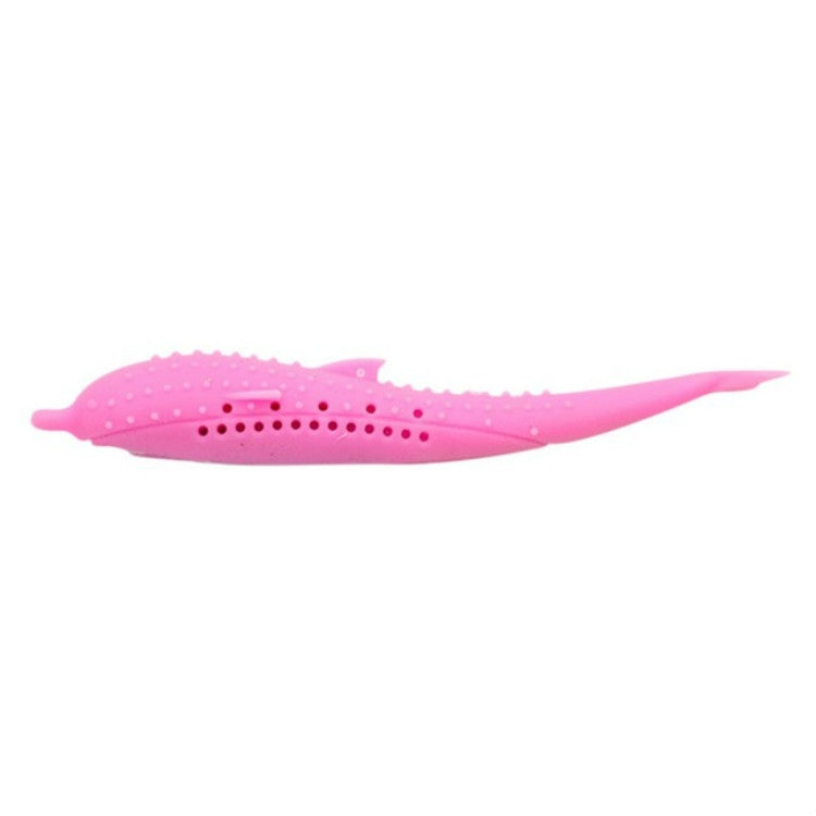 Catnip Cat Teeth Cleaning Silicone Dolphin Toy