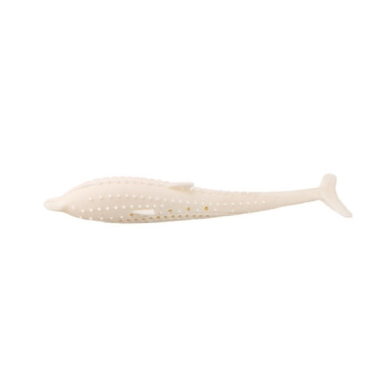 Catnip Cat Teeth Cleaning Silicone Dolphin Toy