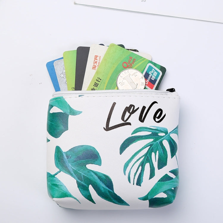 Small Fresh Purse Large Capacity Printing Coin Pocket