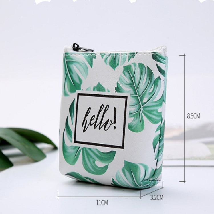 Small Fresh Purse Large Capacity Printing Coin Pocket
