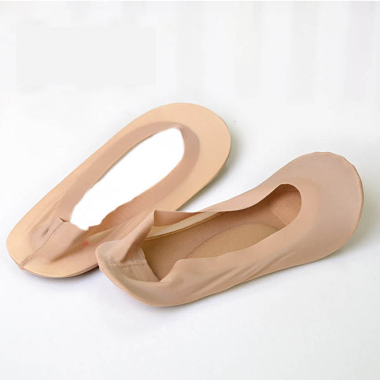 Sponge Pad Ice Silk Silicone Seamless Invisible Non-slip Sweat-absorbent Sailboat Socks