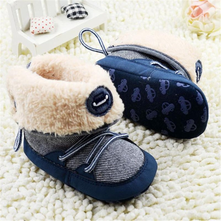 BabySnow Boots Lace Up Soft Sole Shoes, Size:13