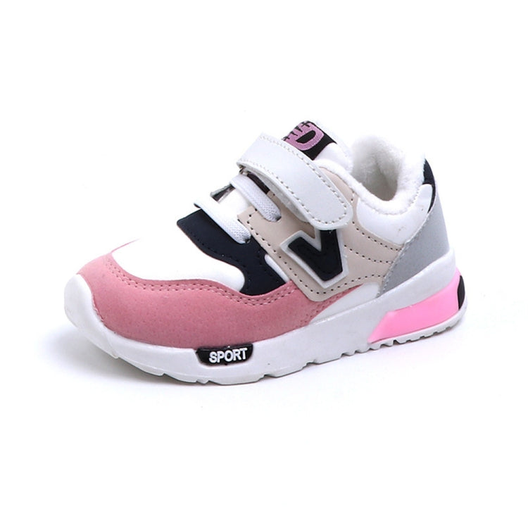 Children Casual Sneakers Mesh Soft Running Warm Shoes, Size:21