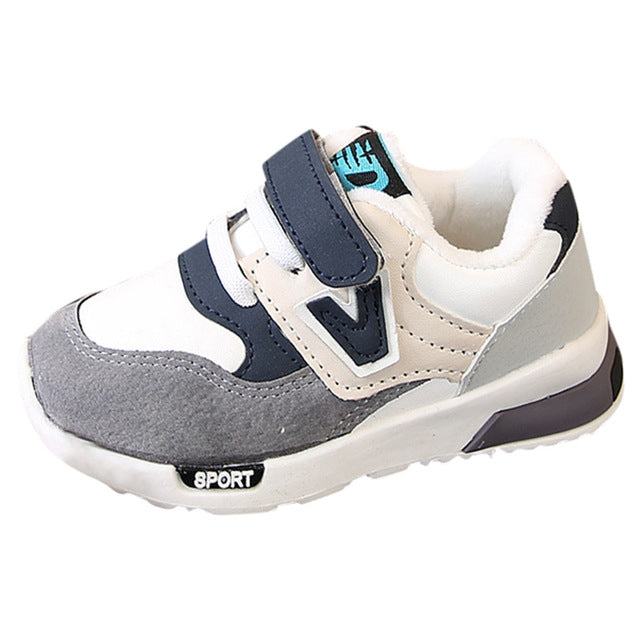 Children Casual Sneakers Mesh Soft Running Warm Shoes, Size:21