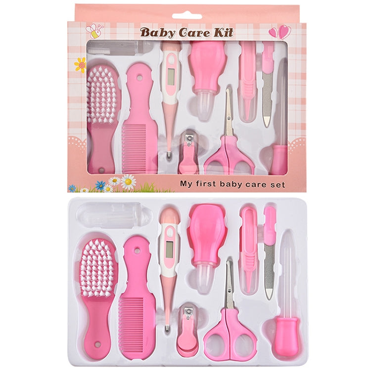 10 in 1 Kids Thermometer Feeding Nasal Manicure Clamp Nail Clipper Baby Care Kit