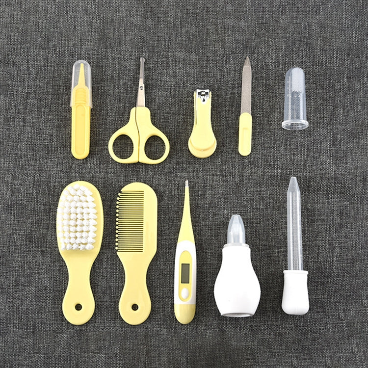 10 in 1 Kids Thermometer Feeding Nasal Manicure Clamp Nail Clipper Baby Care Kit