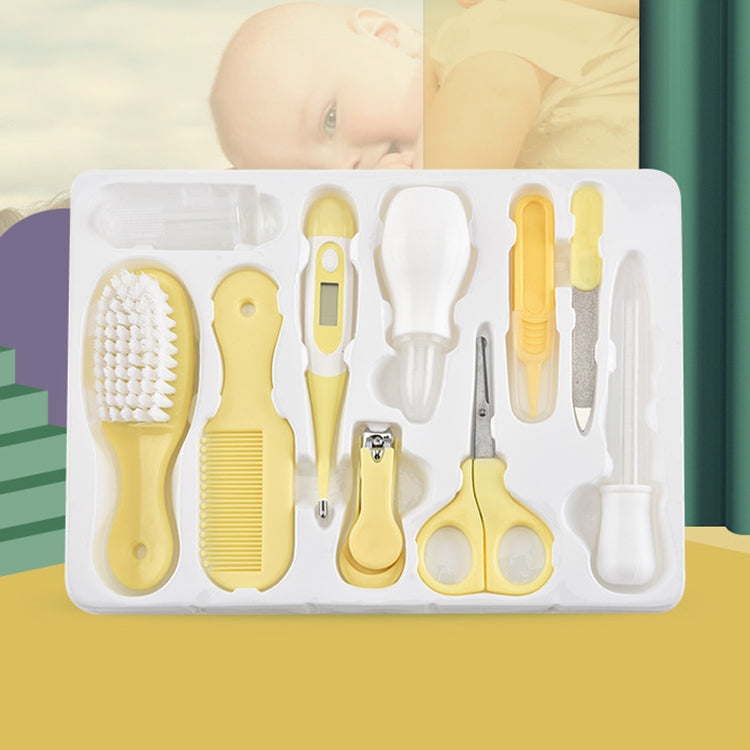 10 in 1 Kids Thermometer Feeding Nasal Manicure Clamp Nail Clipper Baby Care Kit