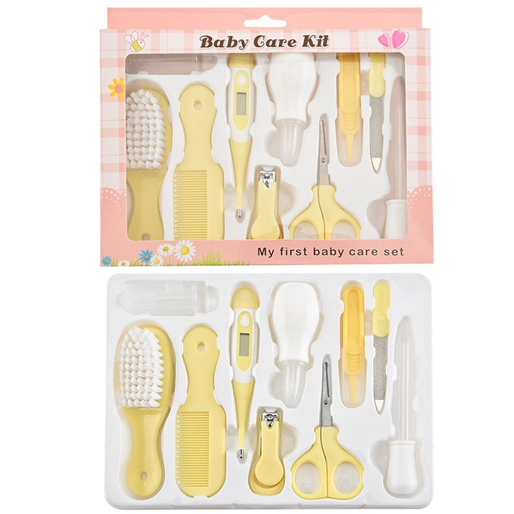 10 in 1 Kids Thermometer Feeding Nasal Manicure Clamp Nail Clipper Baby Care Kit