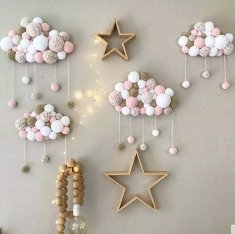 DIY Children Room Girl Room Decoration Hair Ball String Ornaments
