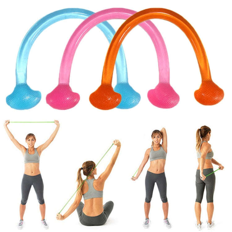 Silicone Tension Device Chest Expansion Elastic Tension Rope(Pink)