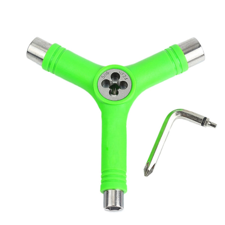 3 PCS Skateboard Repair Tool Y Shape Spanner Bearing Tool