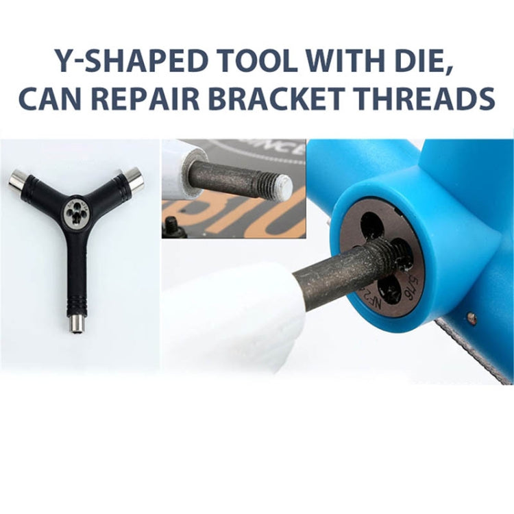 3 PCS Skateboard Repair Tool Y Shape Spanner Bearing Tool