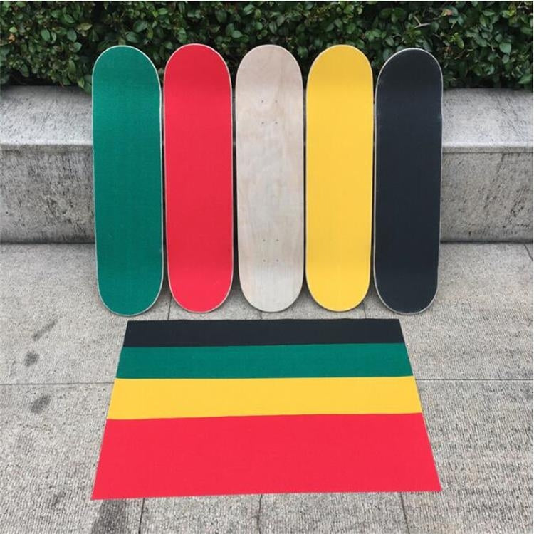 Black PVC Professional Waterproof Non-slip Matte Sticker for Skateboarding