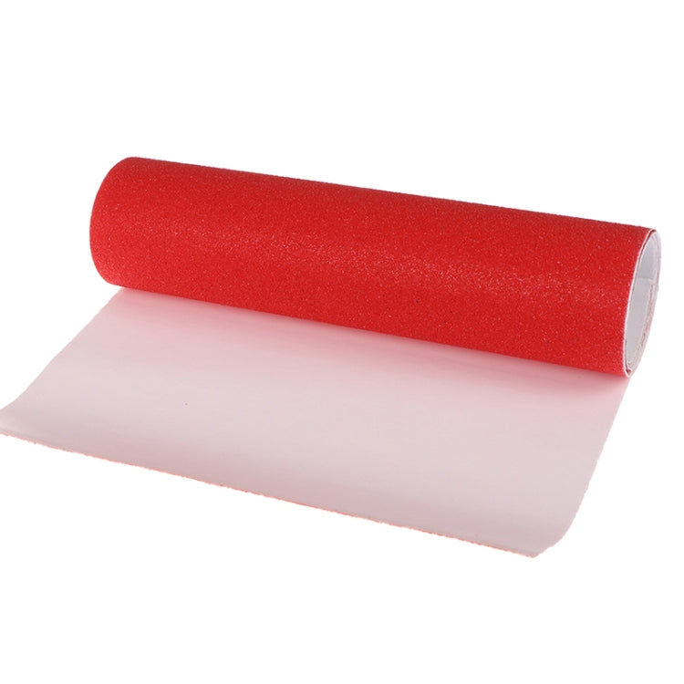 Red PVC Professional Waterproof Non-slip Matte Sticker for Skateboarding