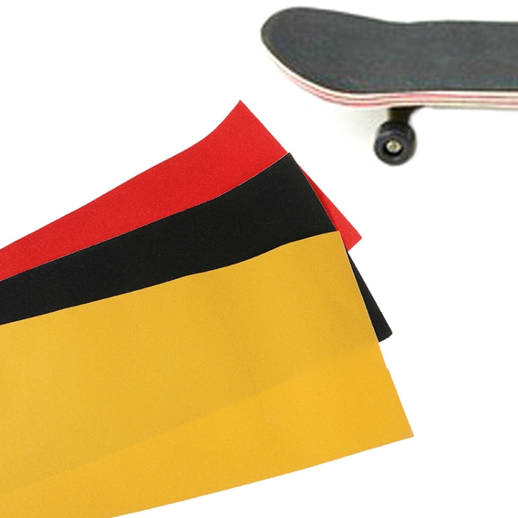 Yellow PVC Professional Waterproof Non-slip Matte Sticker for Skateboarding