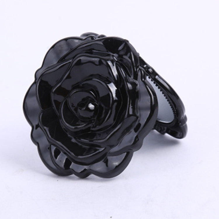 2 PCS Mini Rose Flower Hand Mirror Black Folding Round Mirror Portable Girls Pocket Mirror Double Side Travel Make Up Mirror