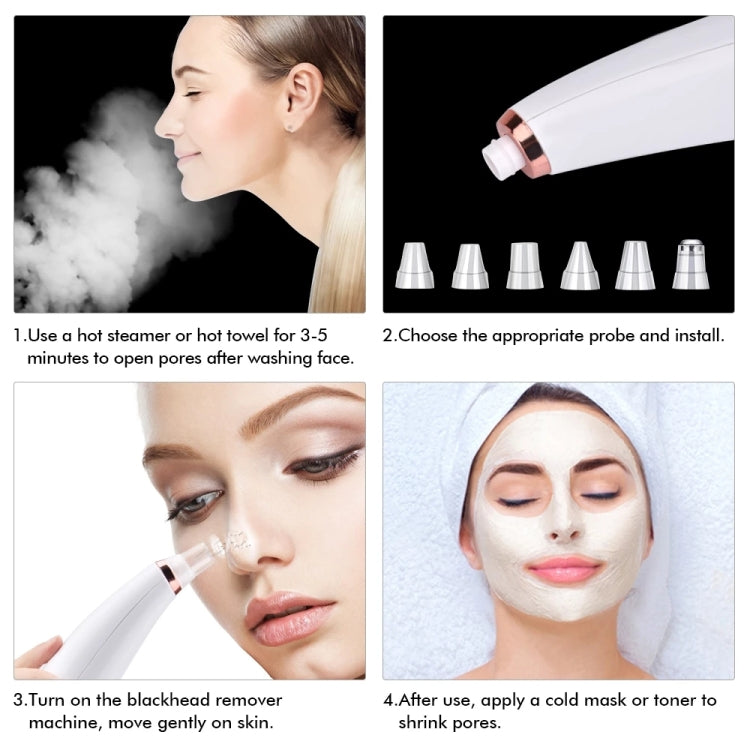 Blackhead Remover Pore Deep Cleaner Vacuum Acne Pimple Removal Vacuum Face Beauty Skin Care Tool Dermabrasion Machine